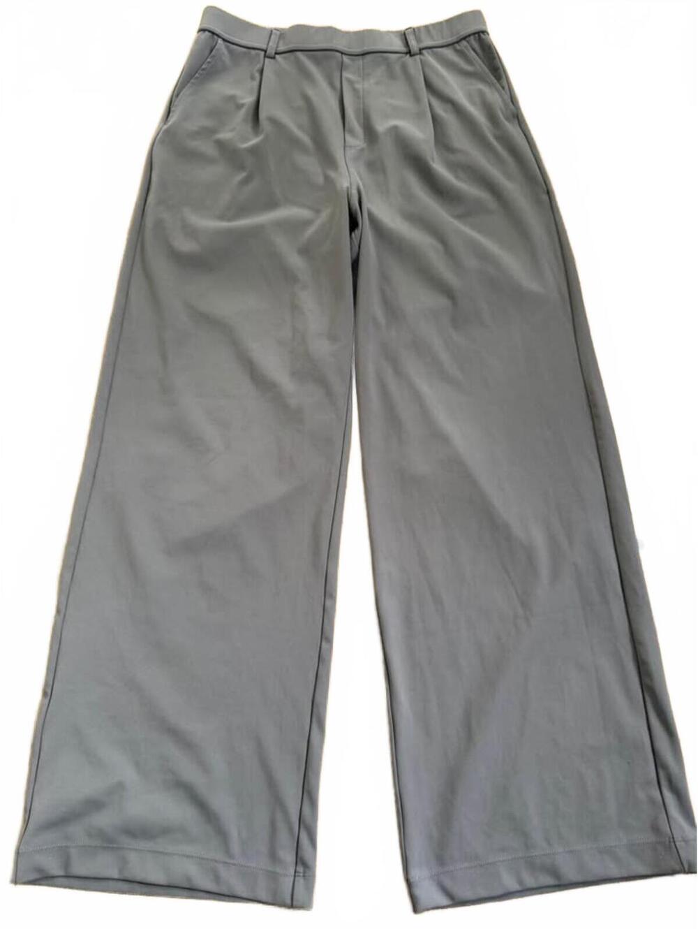 Halara Wideleg Trouser Pants Sz 29x30 Gray